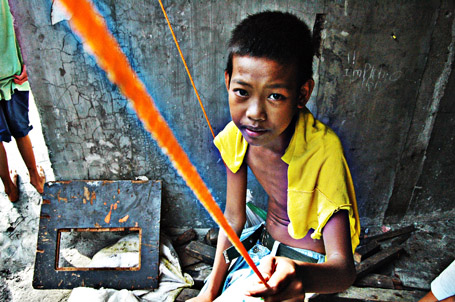 Isa sa maraming bata sa San Roque. (KR Guda)