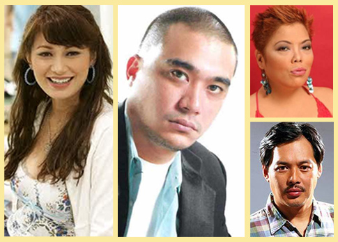 Francine Prieto, Victor Neri, Joy Viado at Alan Paule
