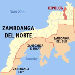 Mapa ng Zamboanga del Norte (wikipedia)