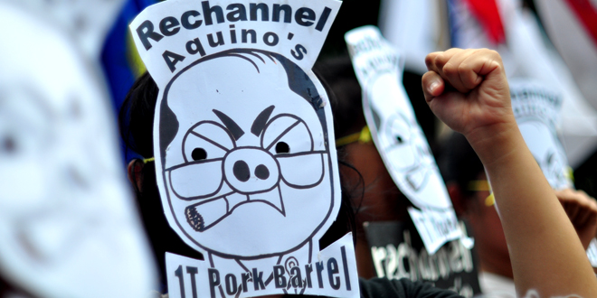Sectoral groups led by Bayan will unite with other groups and individuals in protest of pork barrel on August 26. (Macky Macaspac)