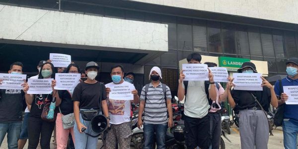 Protesta ng mga manggagawa ng Universal Robina Corporation Cebu